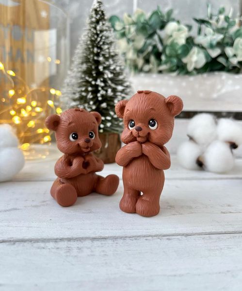 Молд Ведмедик стоїть 0130 фото