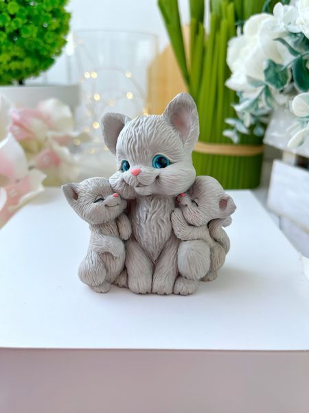 Молд Сім&rsquo;я Котиків 0489 фото