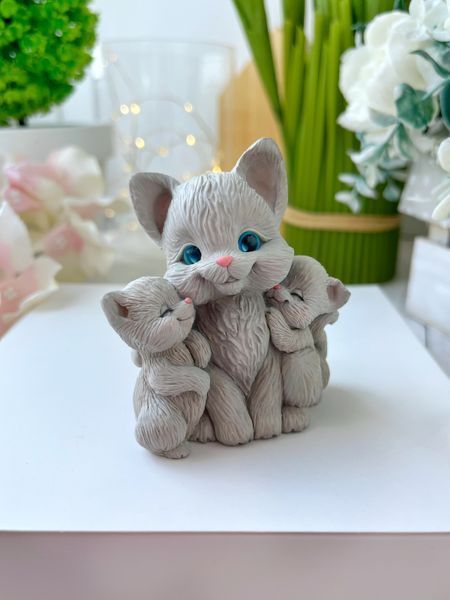Молд Сім&rsquo;я Котиків 0489 фото